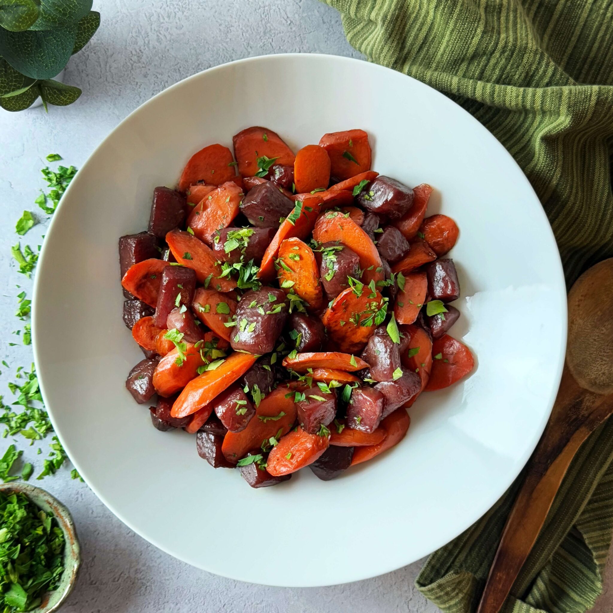Roasted Honey and Balsamic Glazed Beets & Carrots Recipe