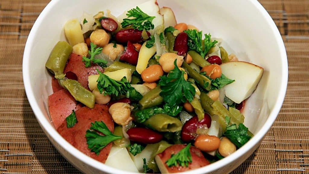 Five Bean And Red Potato Salad