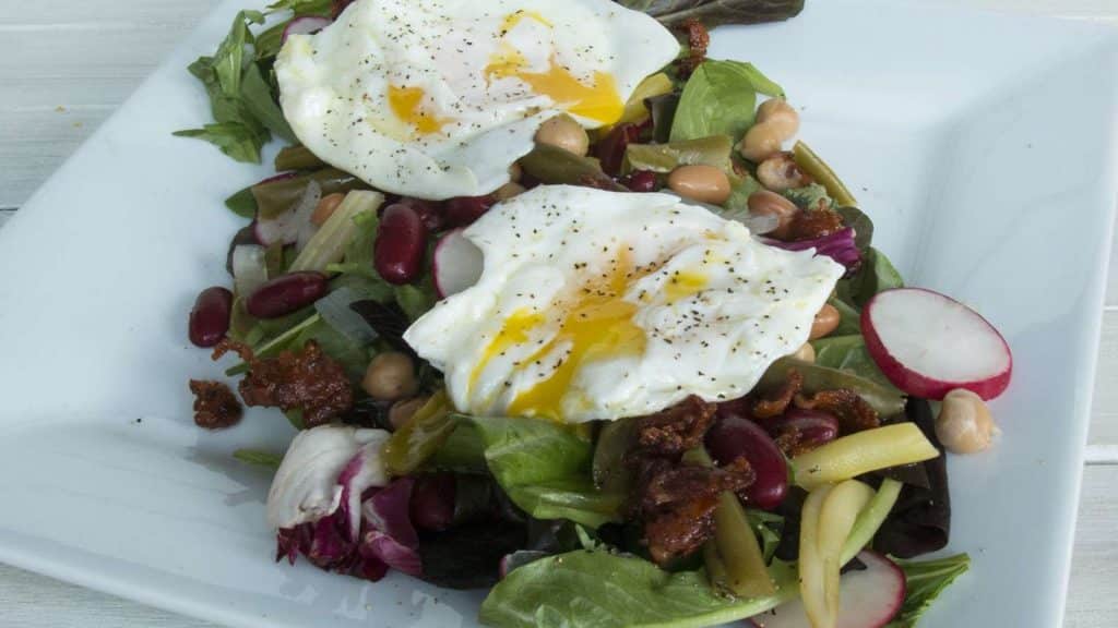 Five Bean Mixed Greens Salad