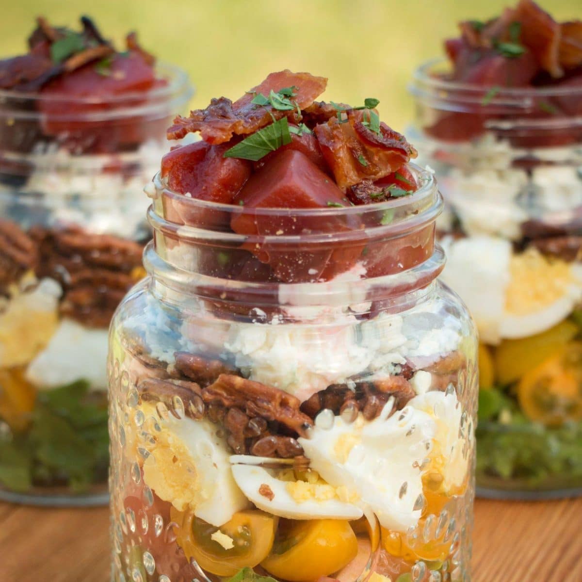 Layered Salad in a Jar Recipe 