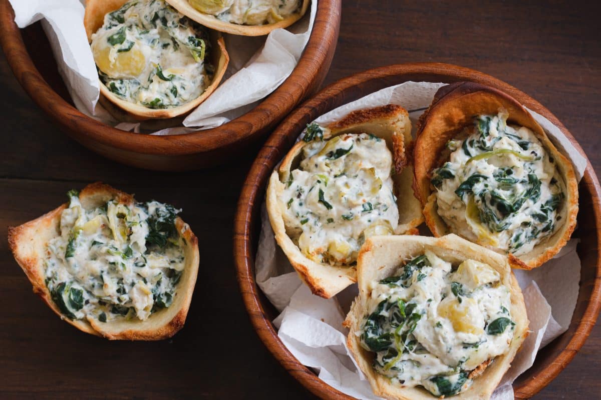 Easy Spinach Dip Puffs Recipe - Paisley Farm Foods