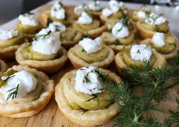 Spicy Brussels Sprout Tarts