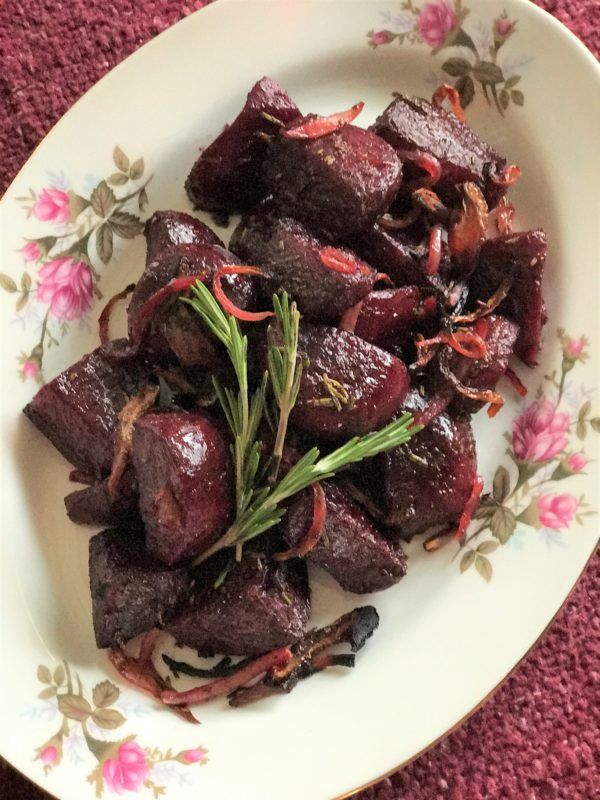 Rosemary Roasted Pickled Beets