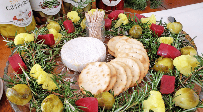 Pickled Vegetable Wreath