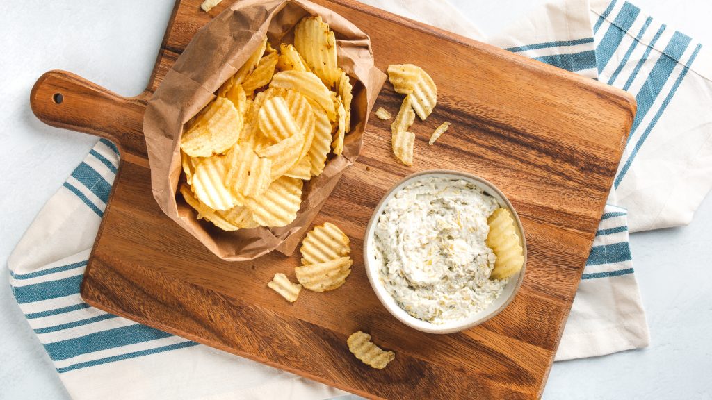 Dilled Sprout Chip Dip