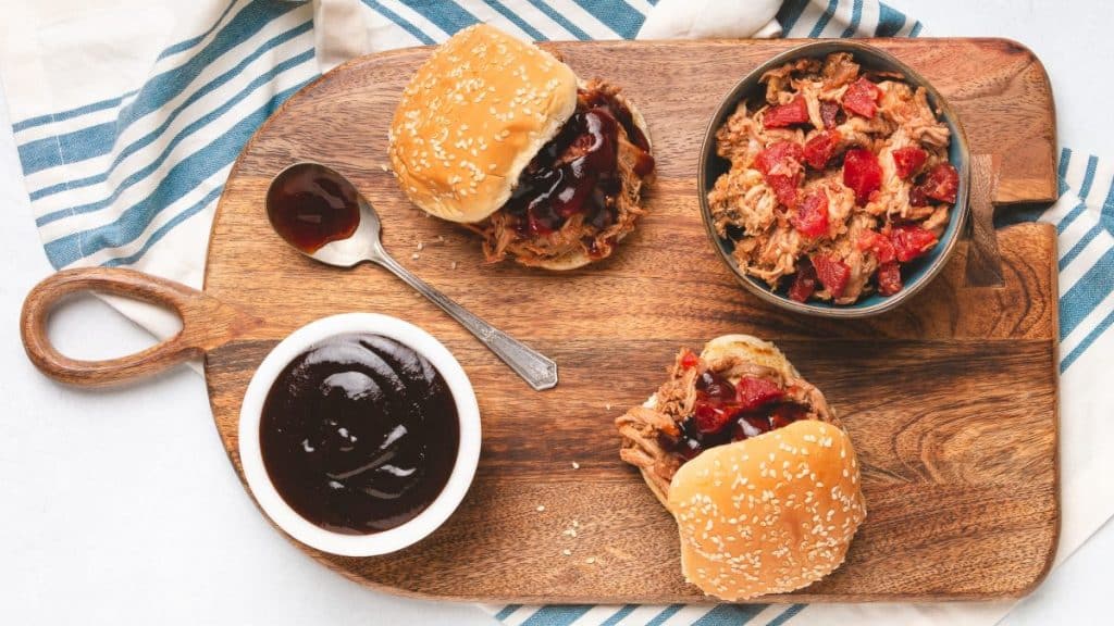 BBQ Pulled Pork with Sweet Beets