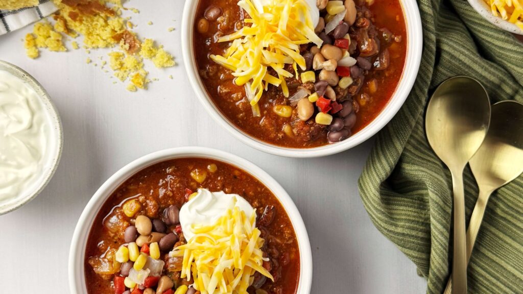 Slow Cooker Cowboy Caviar Chili